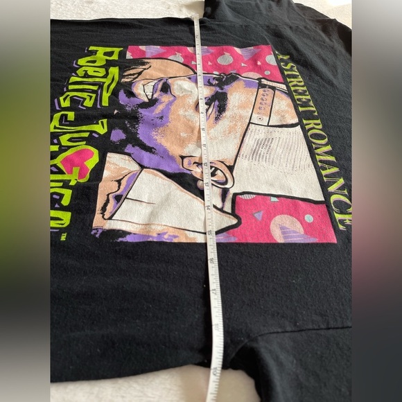 Tupac Poetic Justice black short sleeve graphic tshirt Men's Medium - Picture 4 of 5